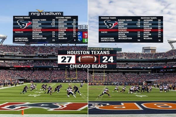 HouMatch Player Stats: The Full Storyston Texans vs Chicago Bears