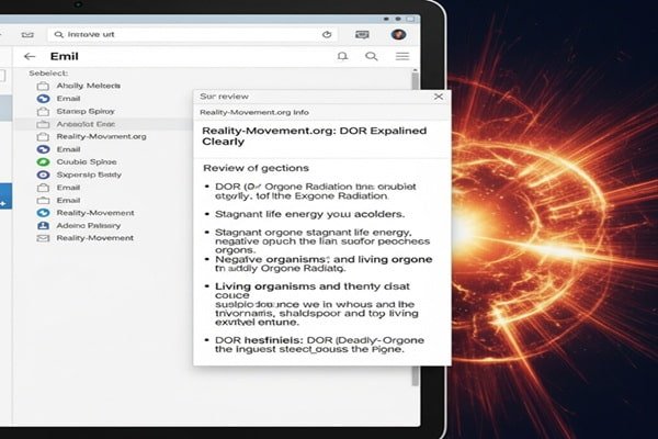 Email Contact Reality-Movement.org DOR Explained Clearly