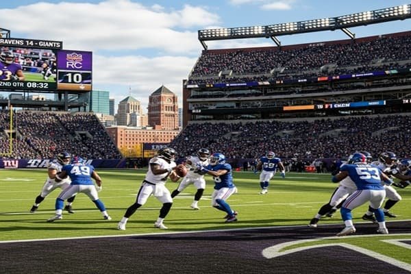 baltimore ravens vs new york giants stats