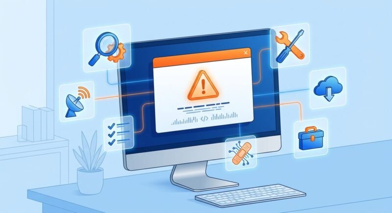 418dsg7 error diagnostic overview showing system repair tools and error identification workflow