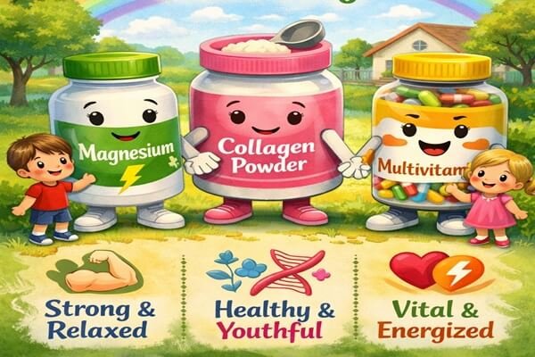 Why Magnesium Supplements, Collagen Powder, and Multivitamins Are Family Must-Haves