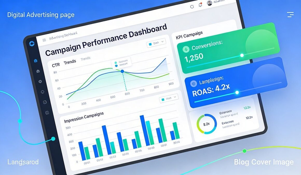 FeedBuzzard advertising platform dashboard showing campaign metrics and performance data