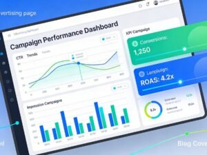 FeedBuzzard advertising platform dashboard showing campaign metrics and performance data