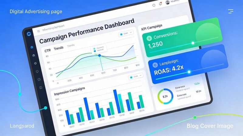 FeedBuzzard advertising platform dashboard showing campaign metrics and performance data
