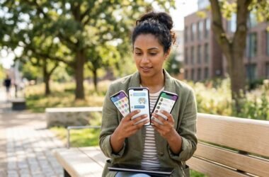 Nine free Chai AI alternative apps displayed in a comparison grid with feature icons for message limits, ads, memory, and platform availability