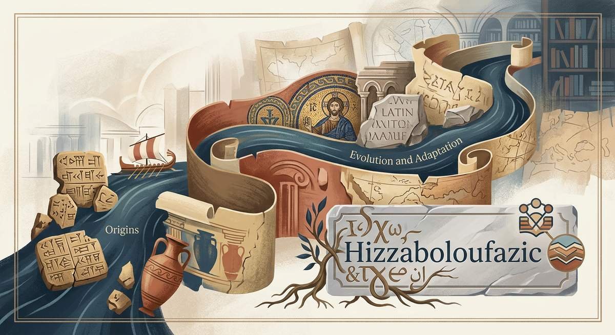 color-coded morphological breakdown of hizzaboloufazic showing three linguistic components