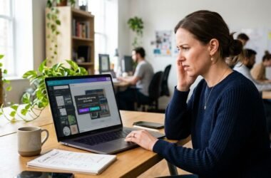 Canva error 500 server error screen showing the platform is experiencing an internal issue