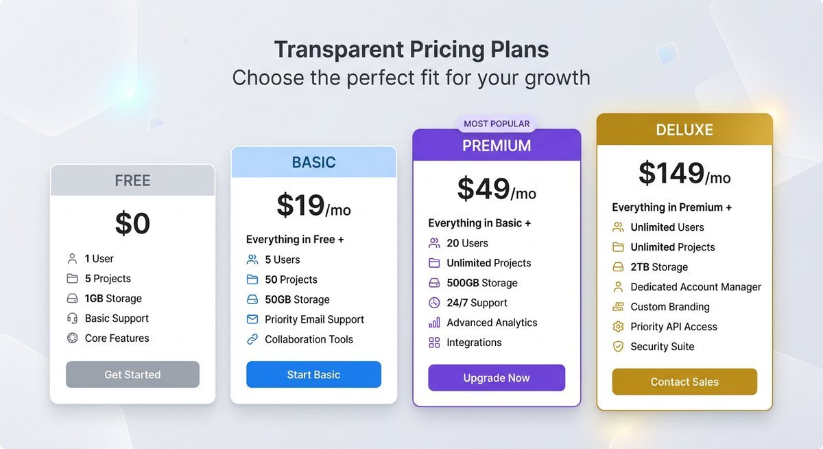 chatfai pricing breakdown all four plans compared