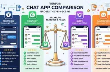 Side-by-side screenshot comparison showing ChatFAI, Character.AI, and Chai interfaces with identical conversation prompts to demonstrate UI differences and response styles
