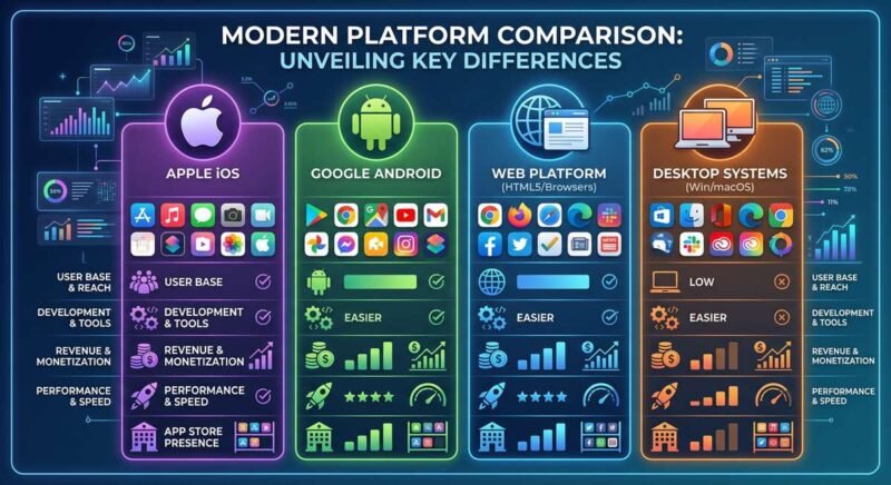 Side-by-side comparison of CrushOn AI, Janitor AI, Character.AI and other AI companion platforms