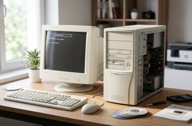 fact greblovz2004 pc mid-range gaming build with RGB case lighting on a desk setup