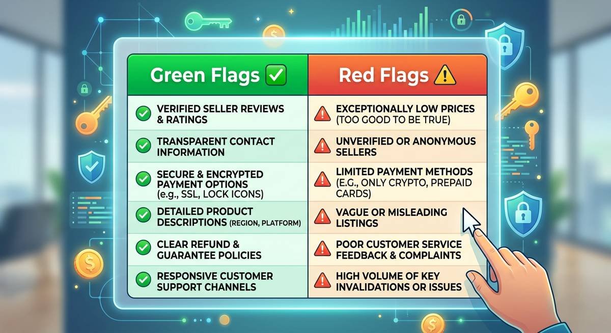 green flags and red flags is difmark safe