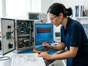 hcs 411gits error codes diagnostic reference on a control panel display