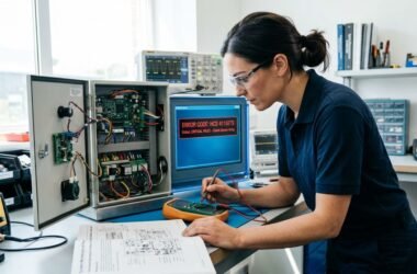 hcs 411gits error codes diagnostic reference on a control panel display