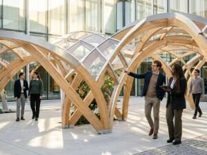 hicozijerzu concept visualization showing human creativity merging with digital technology networks