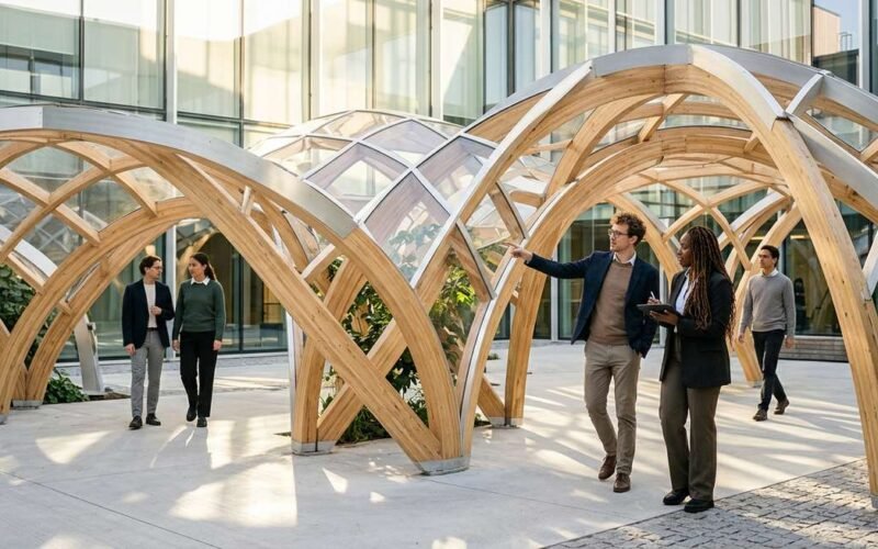 hicozijerzu concept visualization showing human creativity merging with digital technology networks