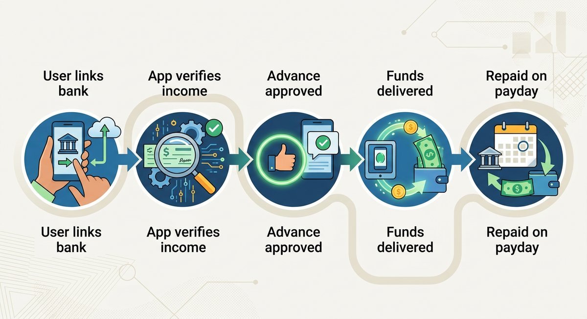 how cash advance apps like dave and earnin actually work