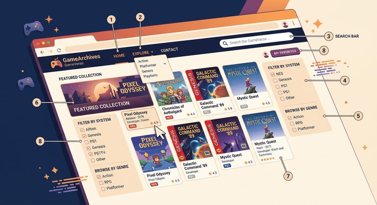 how to access the gamearchives gameverse