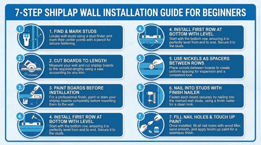 how-to-install-a-shiplap-wall-for-beginners-a-step-2
