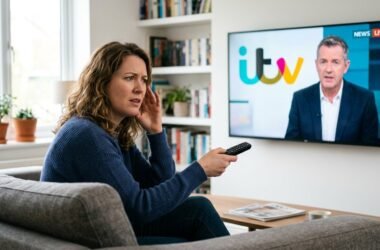 ITV sound issue troubleshooting guide showing common audio failure points on UK television platforms