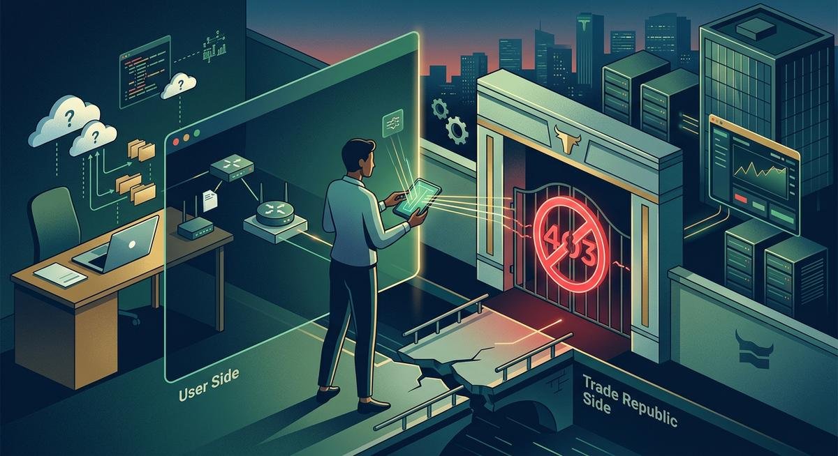 quick checks that point to a trade republic side problem