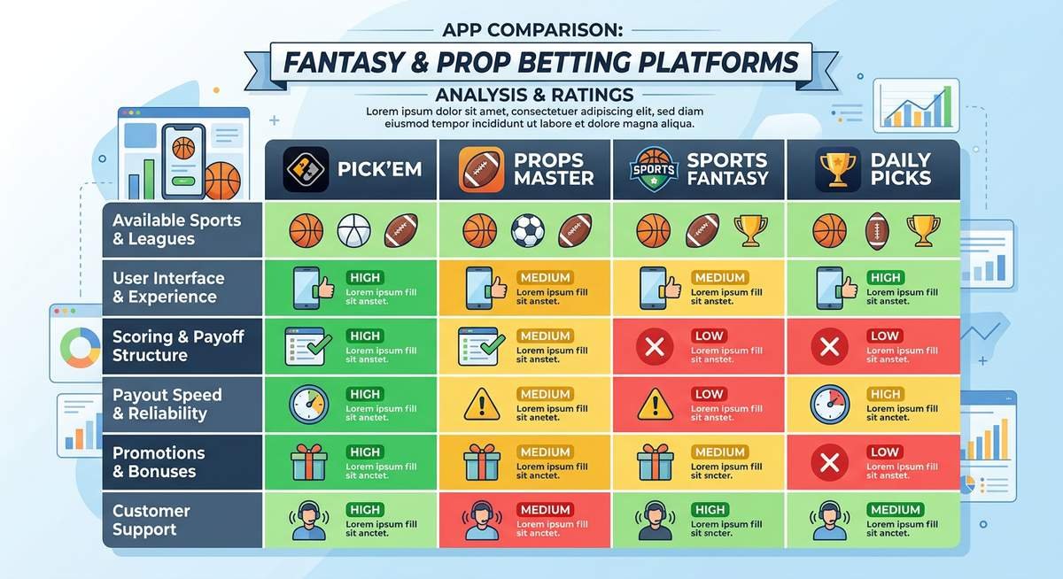 quick comparison scoring table