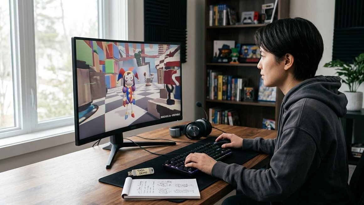 the amazing digital circus lost demo — free Pomni 3D platformer by Yaman Studios on itch.io