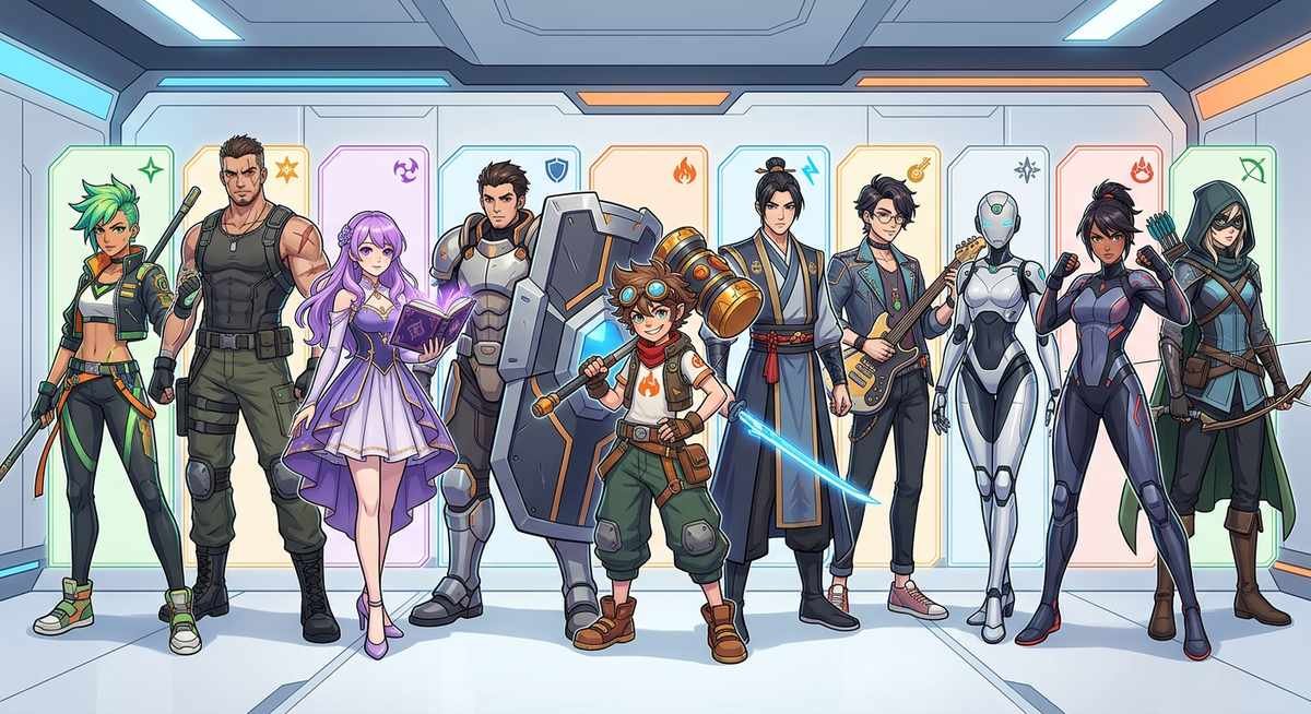 the complete hot issue ji parody character roster