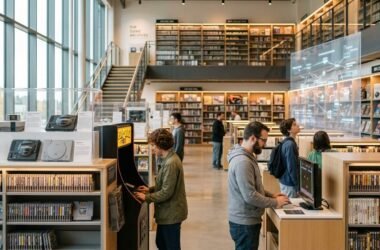 the gamearchives gameverse retro game library interface showing classic console titles organized by era and genre