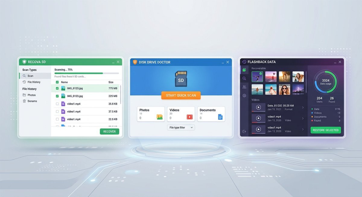 top 5 sd card recovery software compared