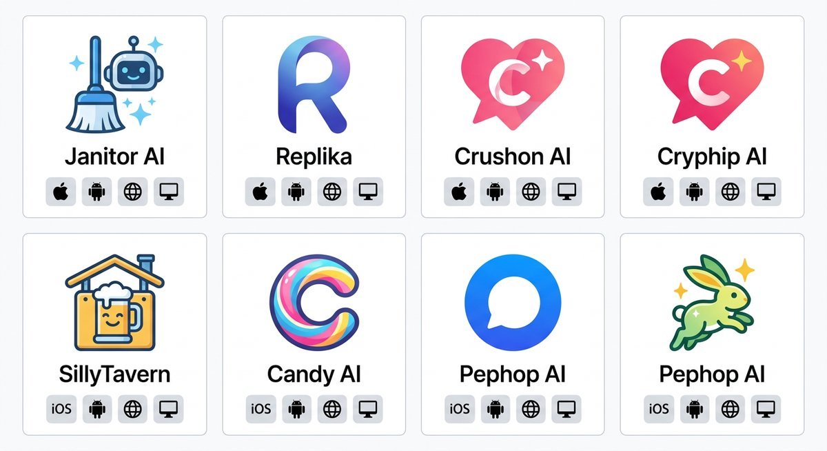 top apps like cai for roleplay and ai companionship