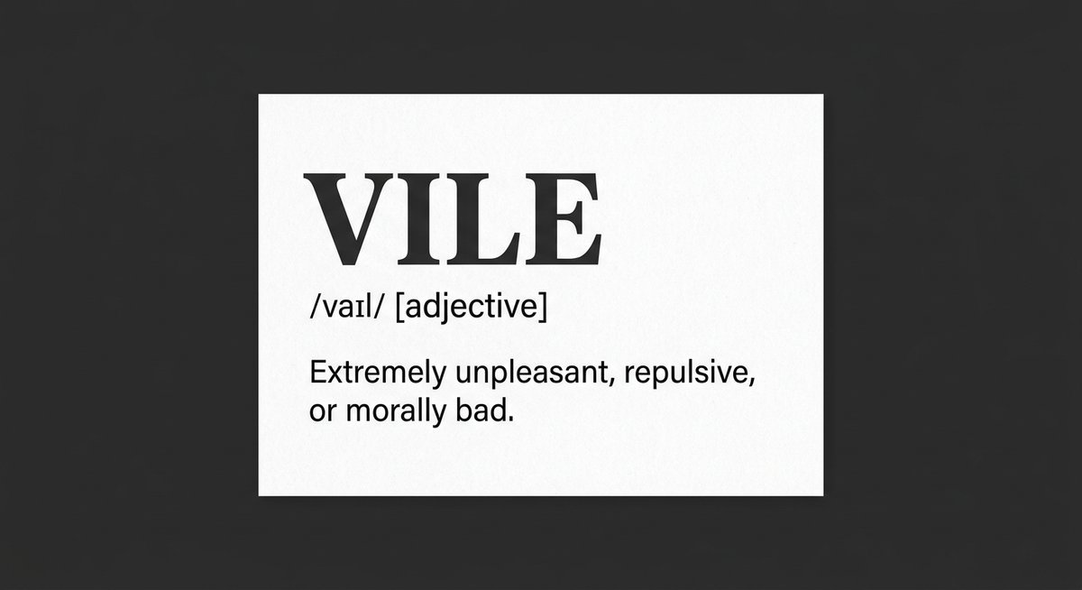 vile definition what does vile mean in english