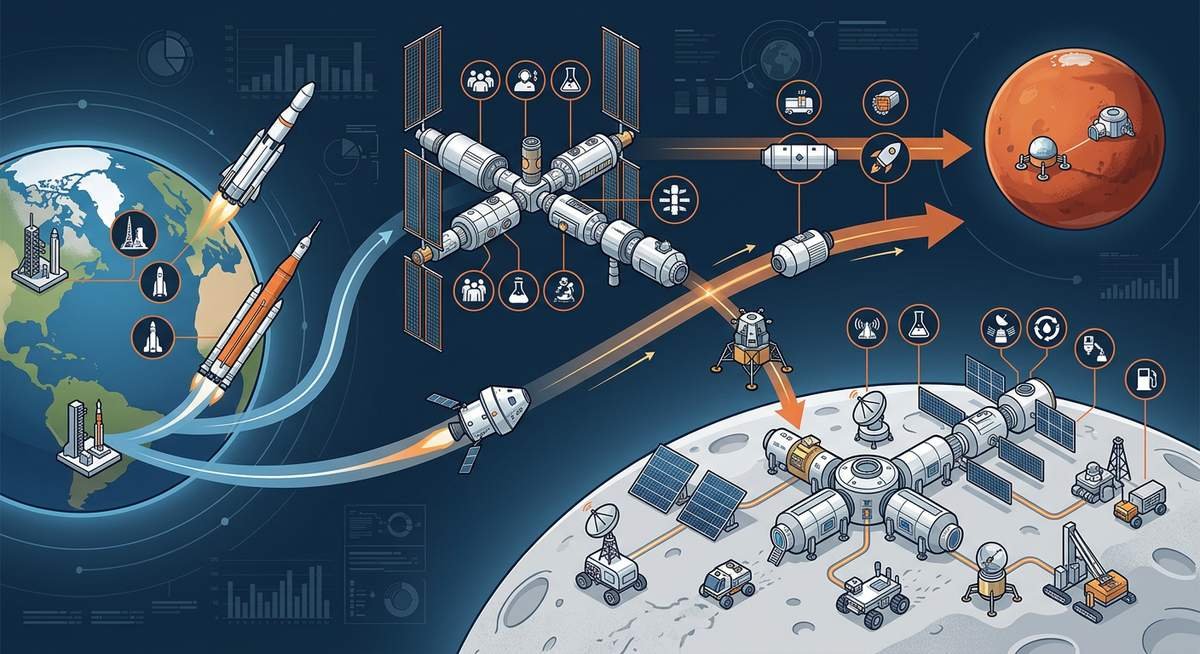 what is nasas 20 billion moon base