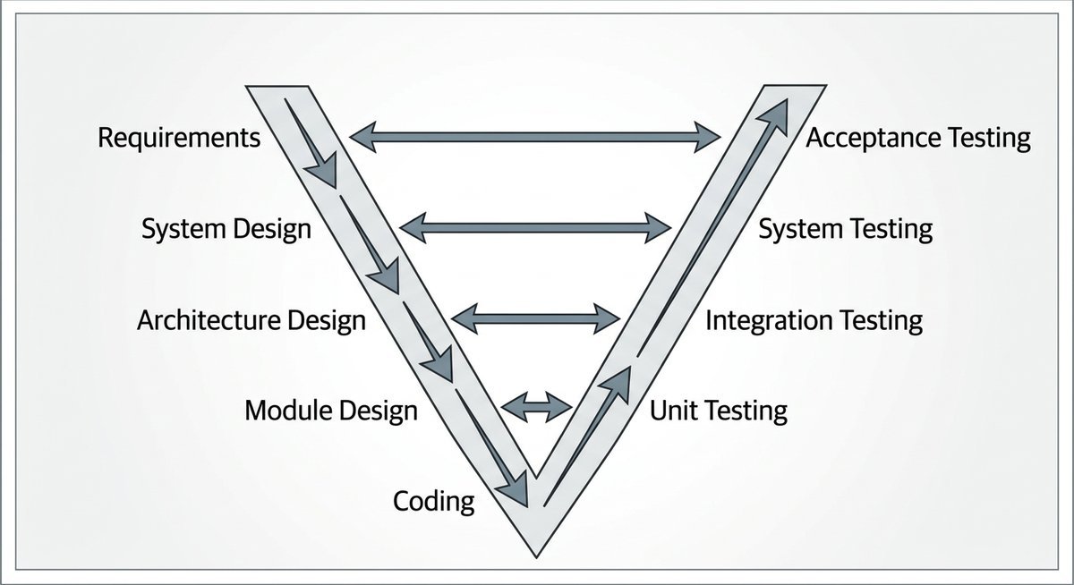 what is the v model in software development