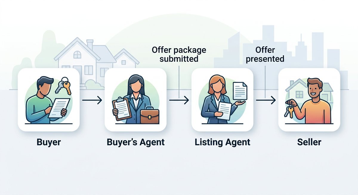 who actually delivers your offer in a standard sale