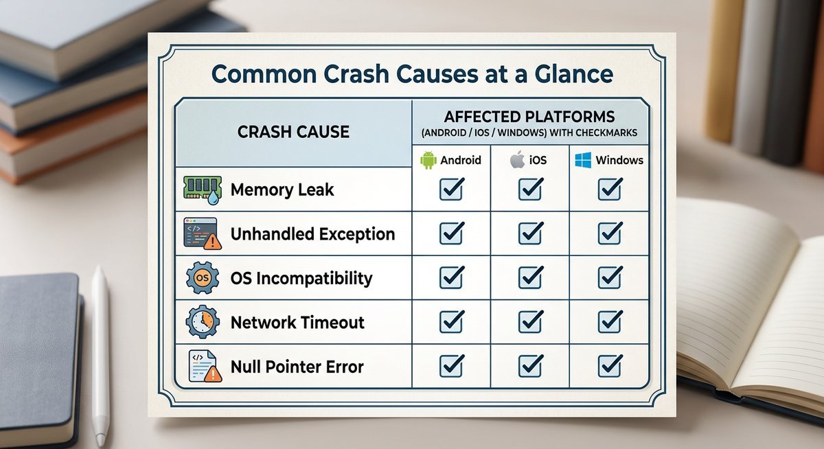 why apps keep crashing the real causes behind the problem