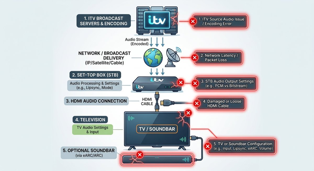 why is itv sound so bad root causes behind the audio failures