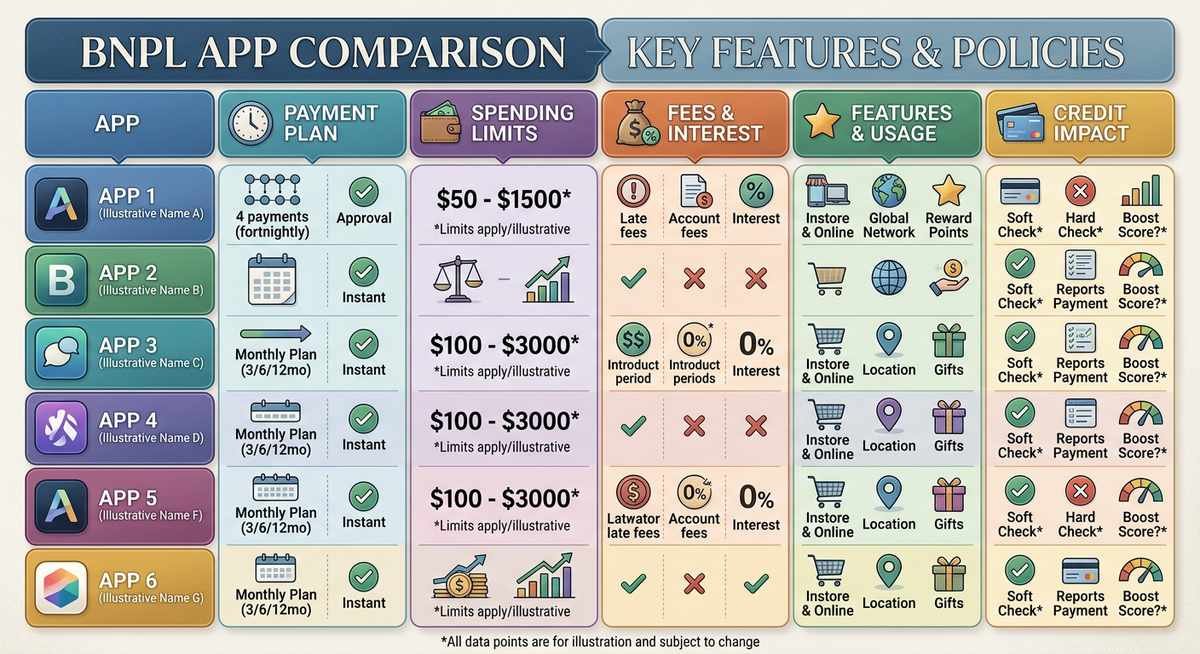 zip pay key features at a glance
